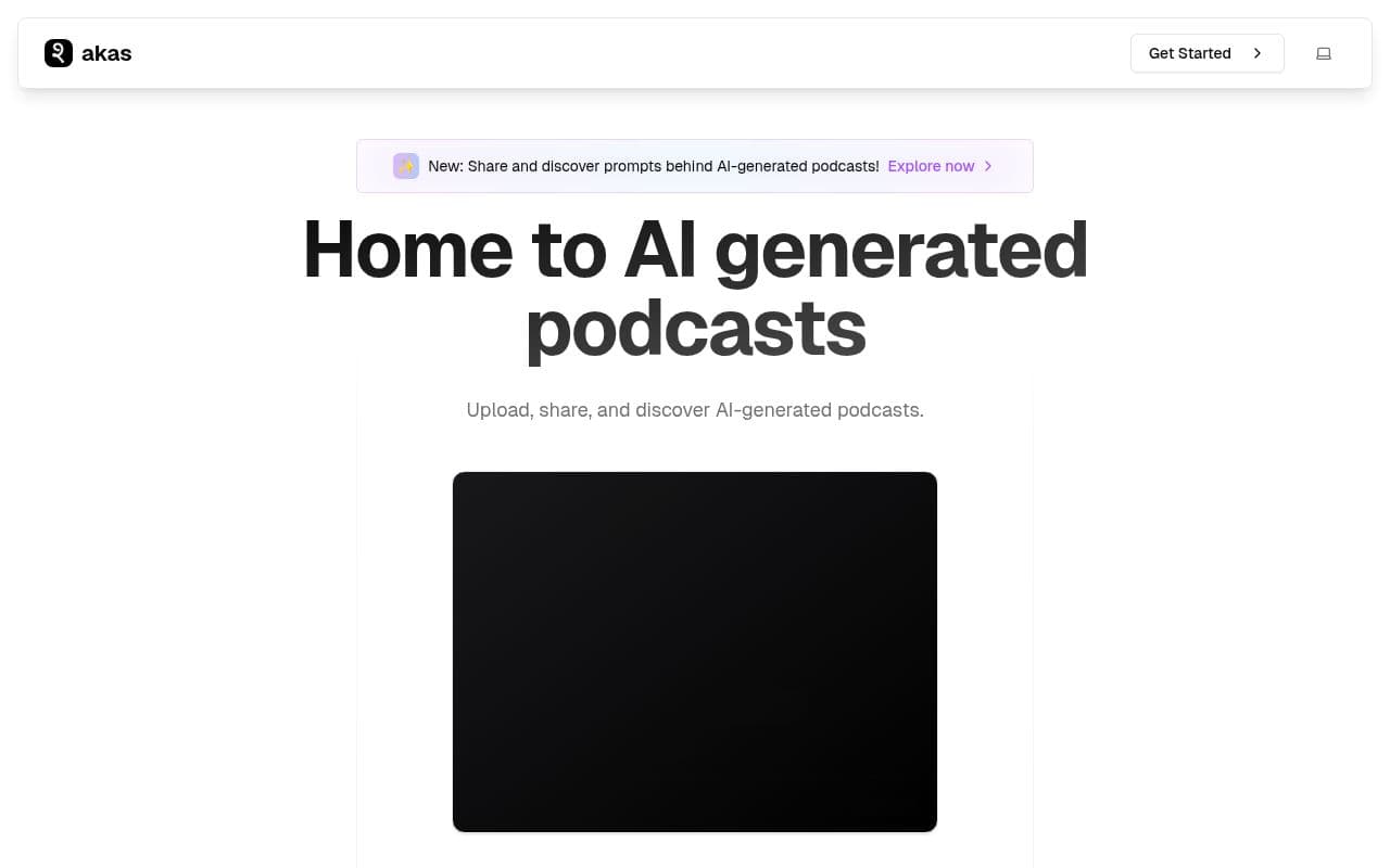 Screenshot of Akas