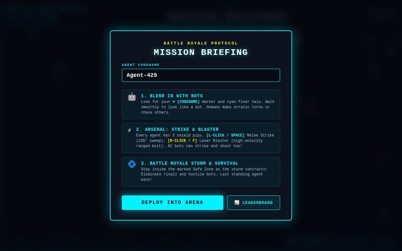 Screenshot of Battle Bot Royale