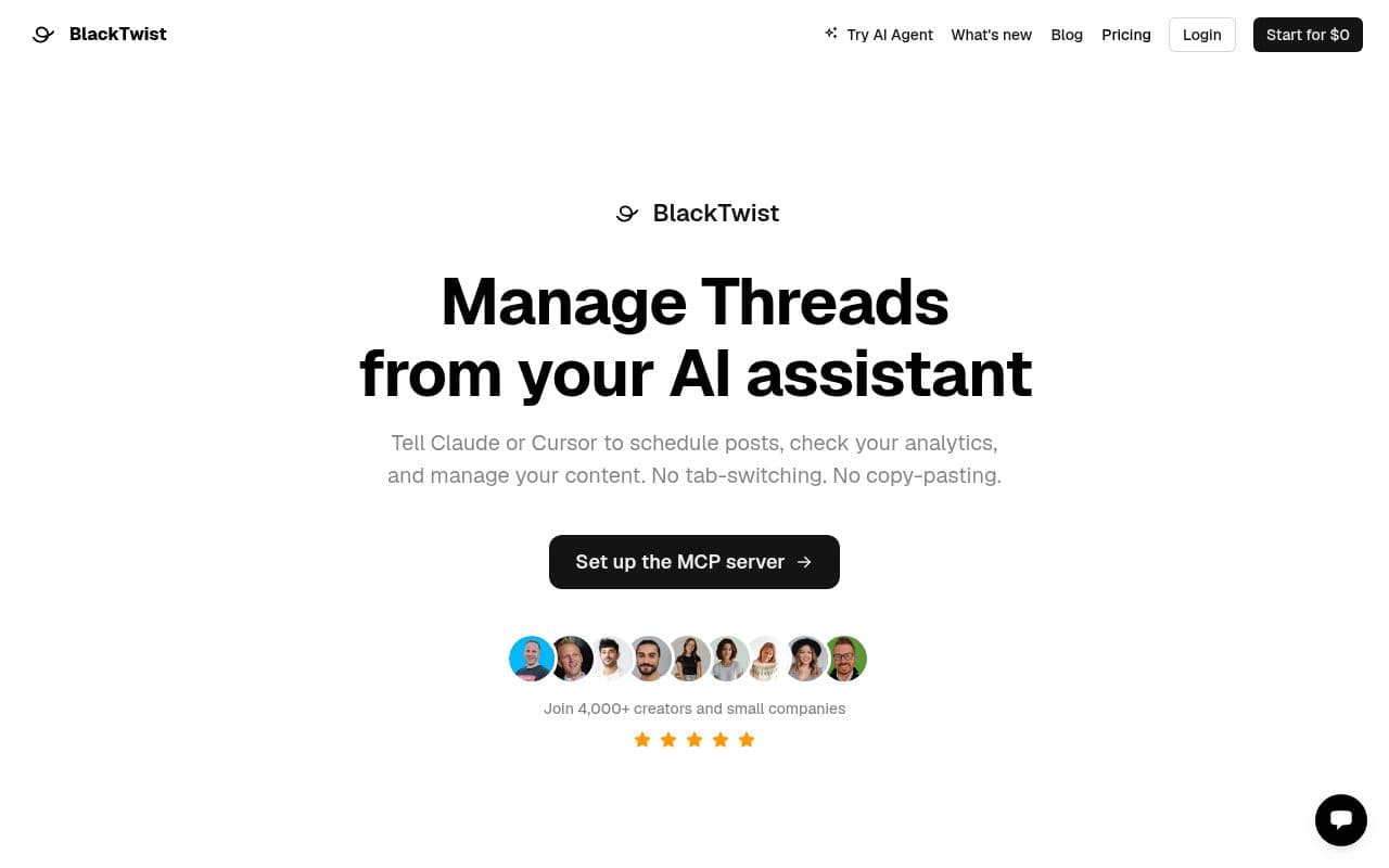 Screenshot of BlackTwist
