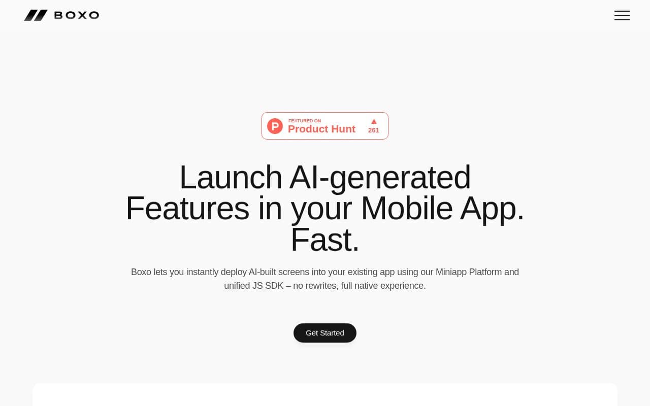 Screenshot of Boxo