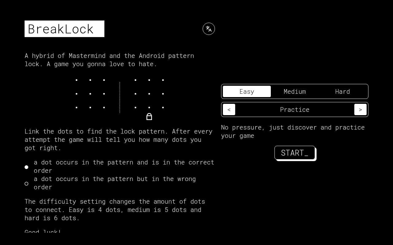 Screenshot of BreakLock