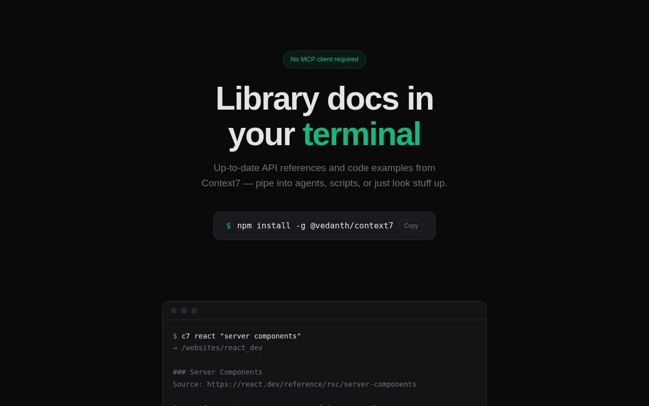 Screenshot of c7