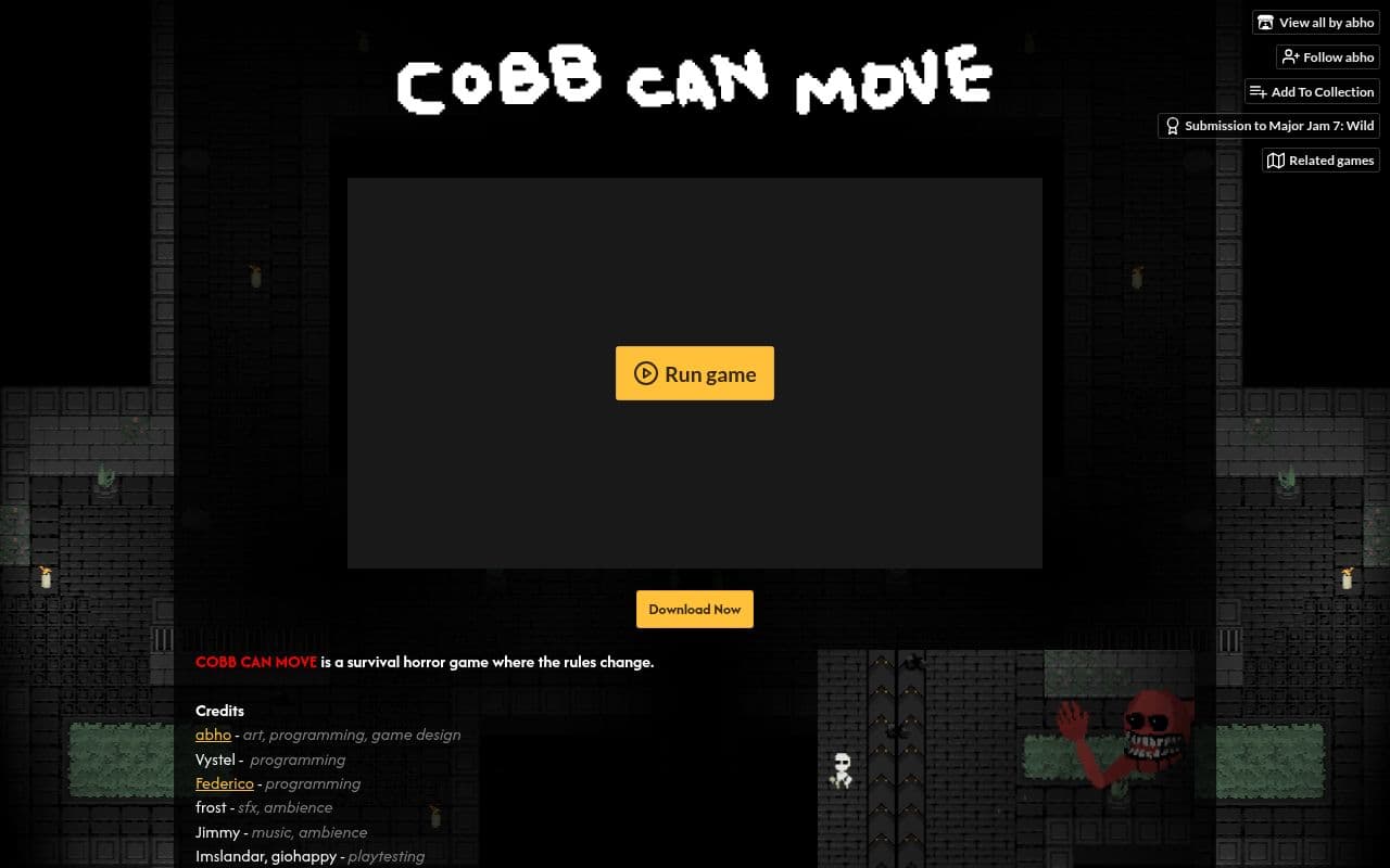 Screenshot of COBB CAN MOVE