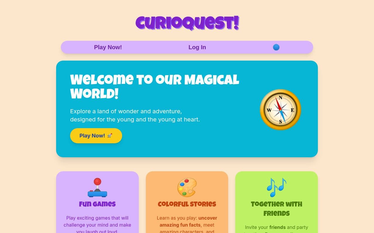 Screenshot of CurioQuest