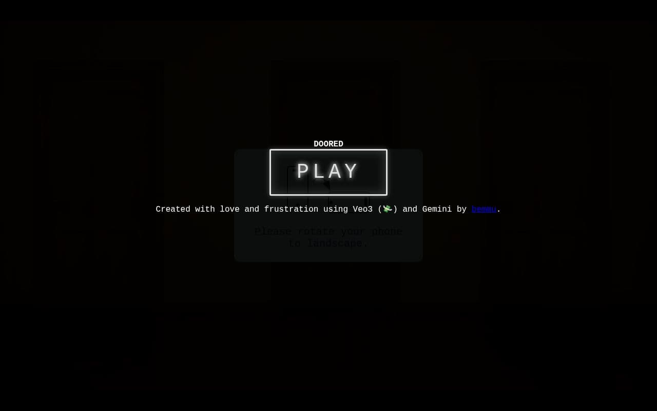 Screenshot of Door Game