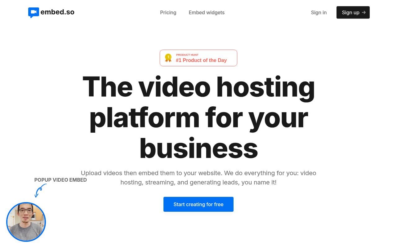 Screenshot of Embed.so