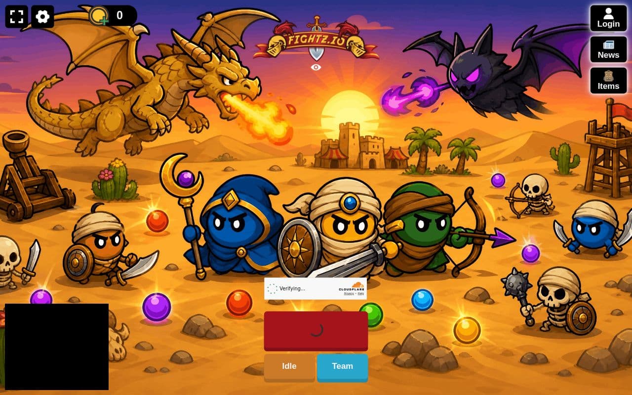 Screenshot of Fightz.io