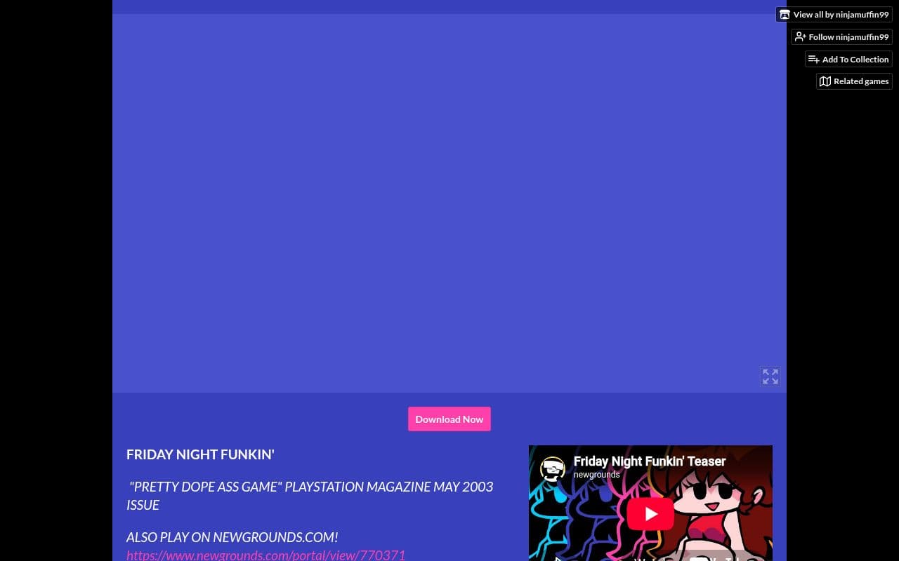 Screenshot of Friday Night Funkin'