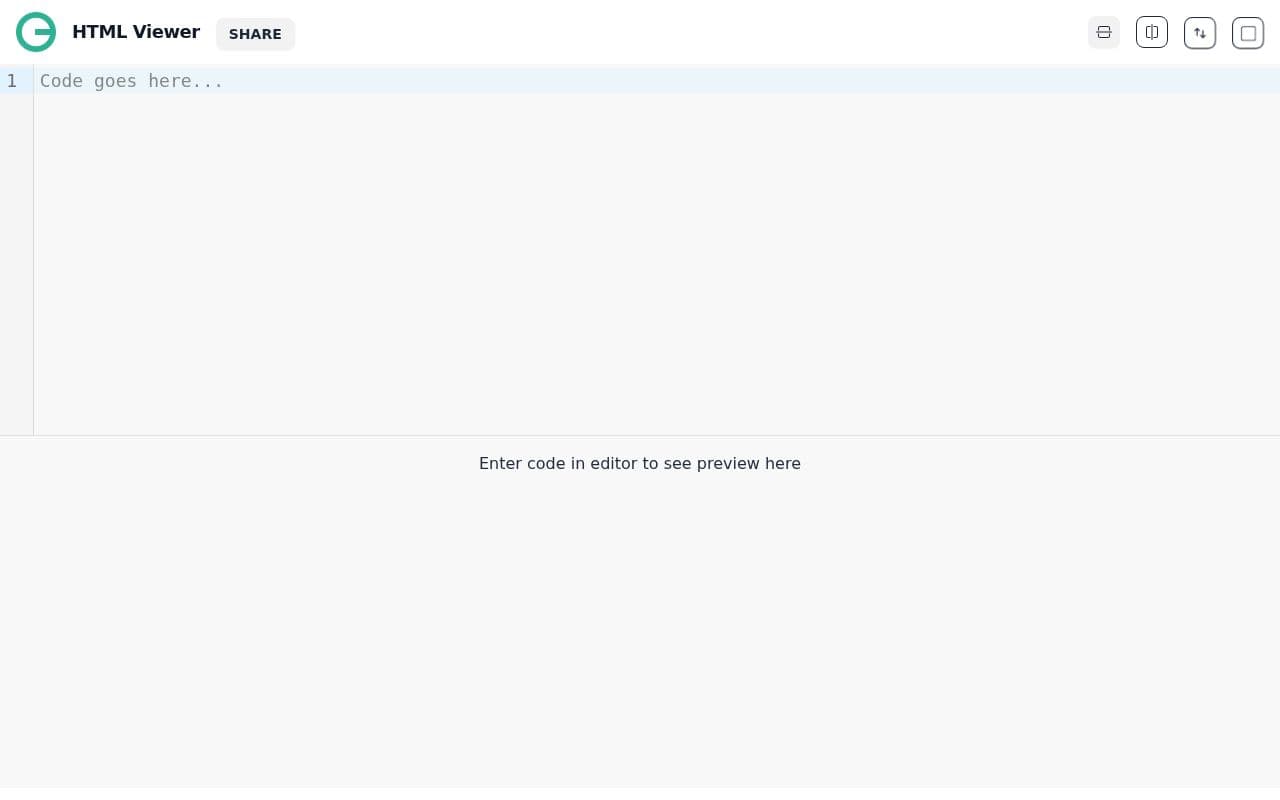 Screenshot of HTML Viewer
