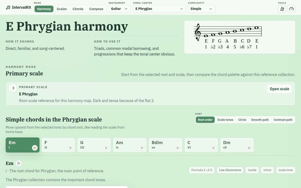 Screenshot of IntervalKit