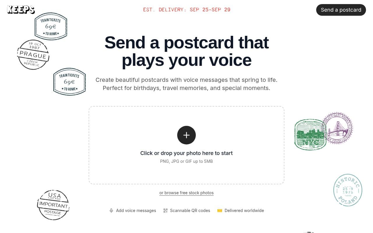 Screenshot of Keeps