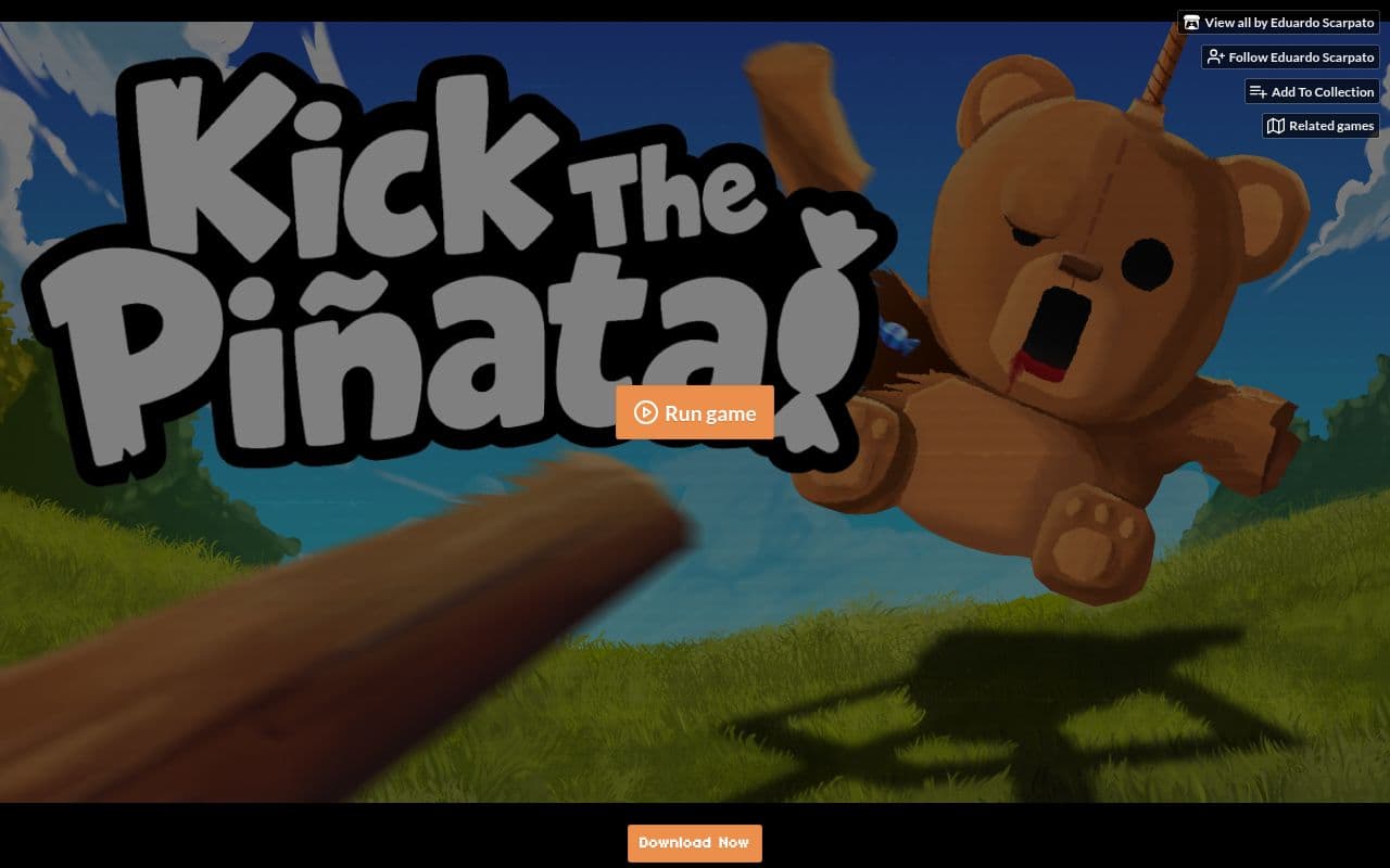 Screenshot of Kick The Piñata!