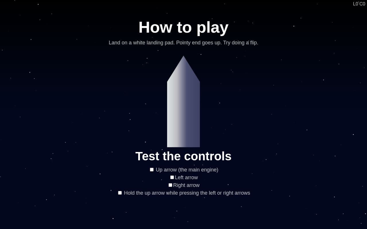Screenshot of Lander