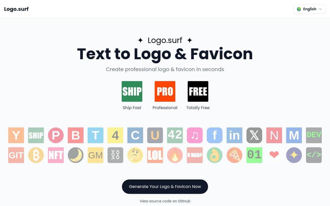 Screenshot of Logo.surf