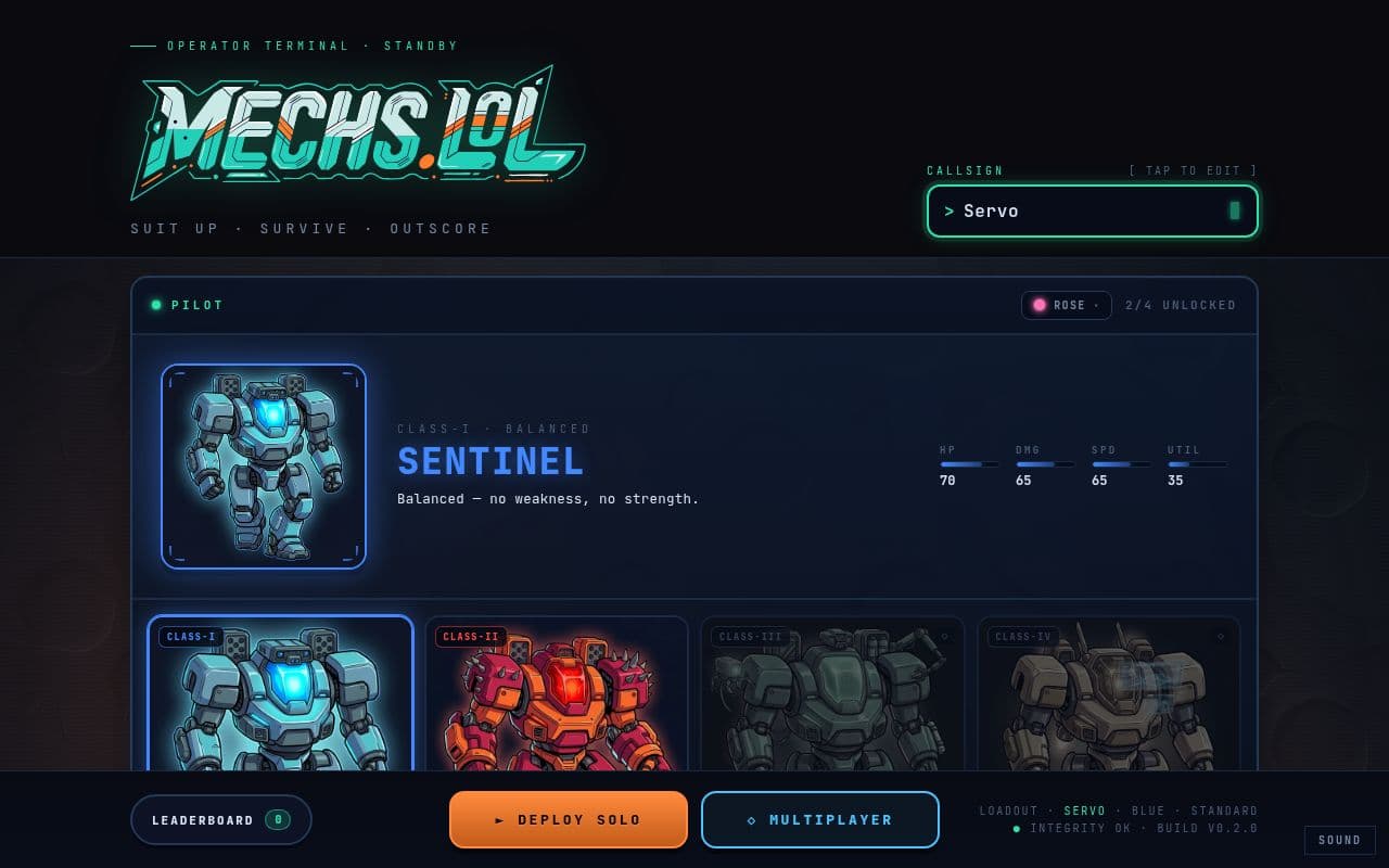 Screenshot of mechs.lol