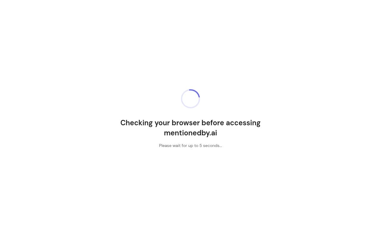 Screenshot of MentionedBy AI