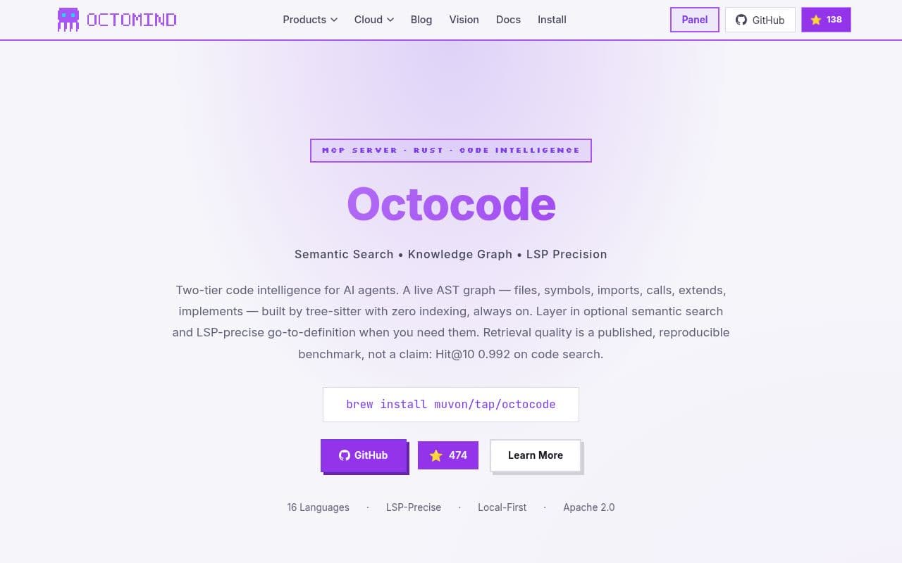 Screenshot of Octocode