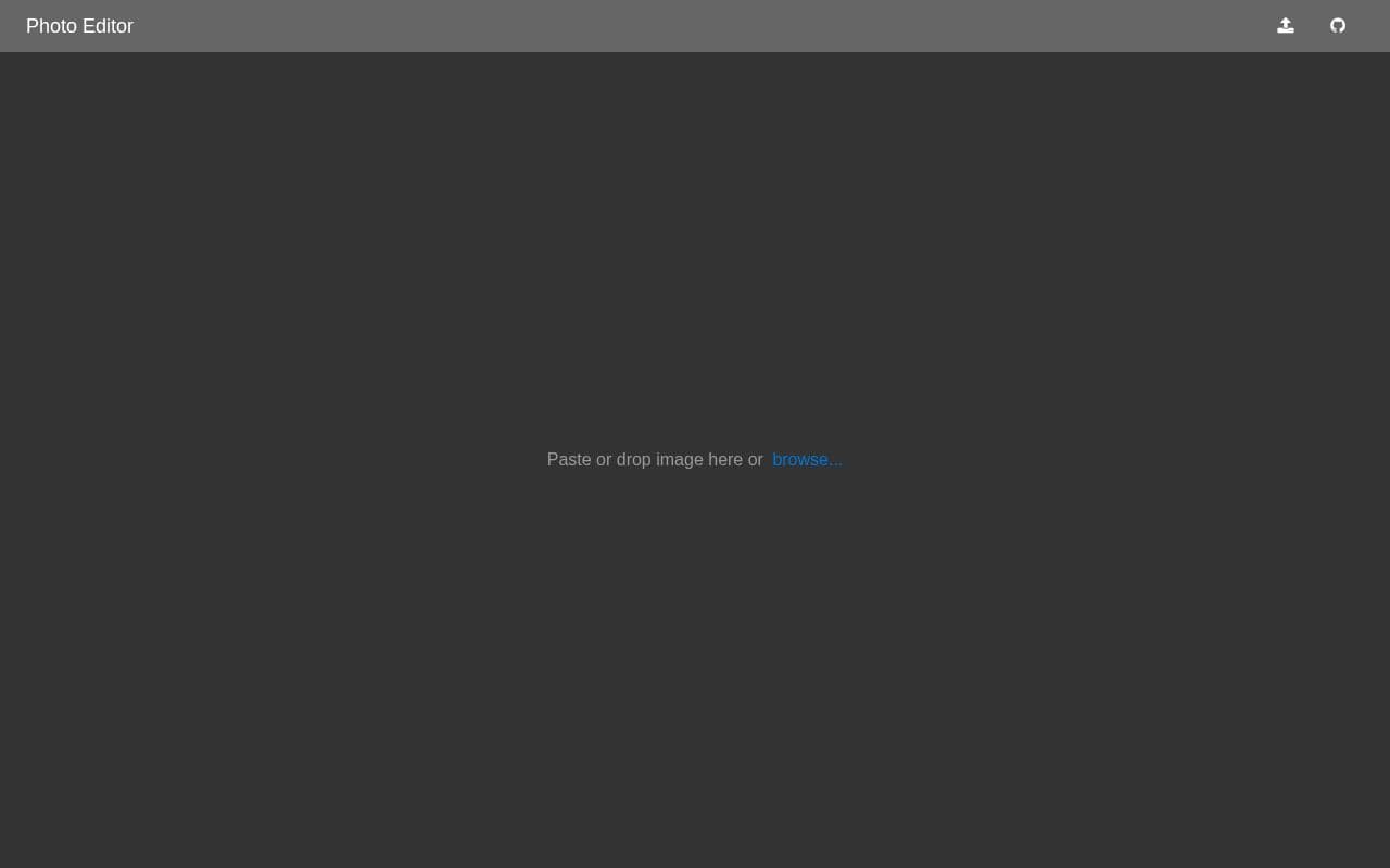 Screenshot of Photo Editor