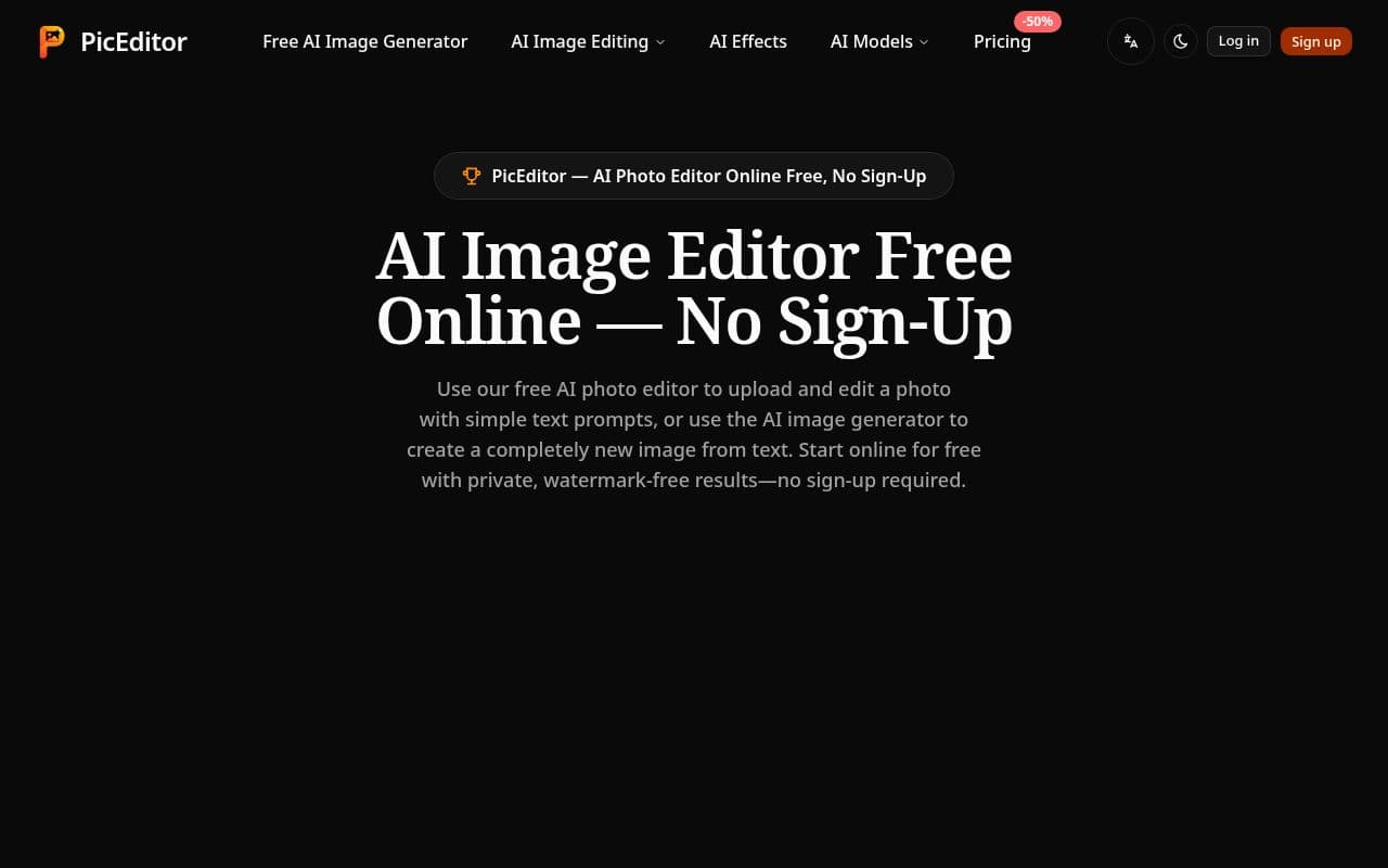 Screenshot of PicEditor