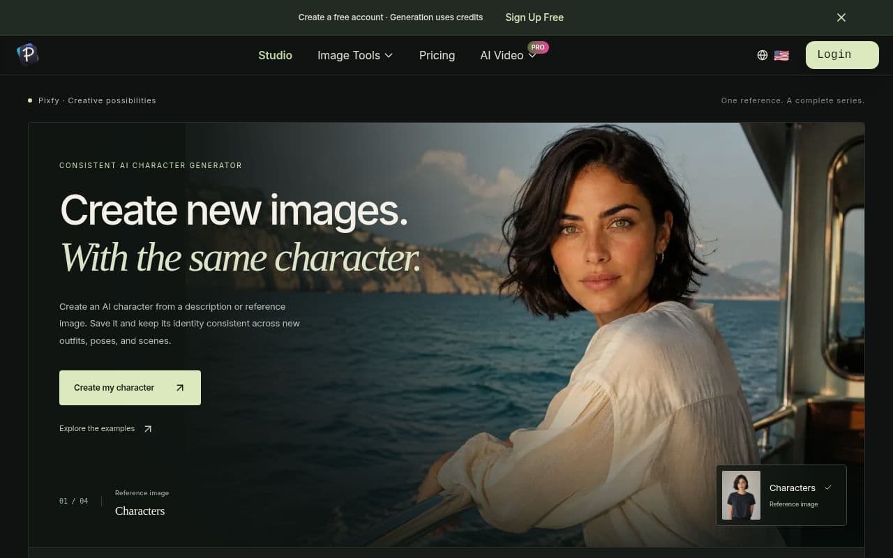 Screenshot of Pixfy