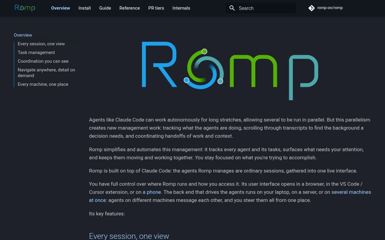 Screenshot of Romp