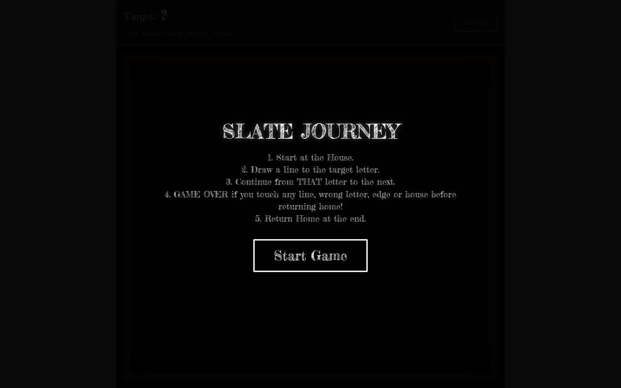 Screenshot of Slate Journey