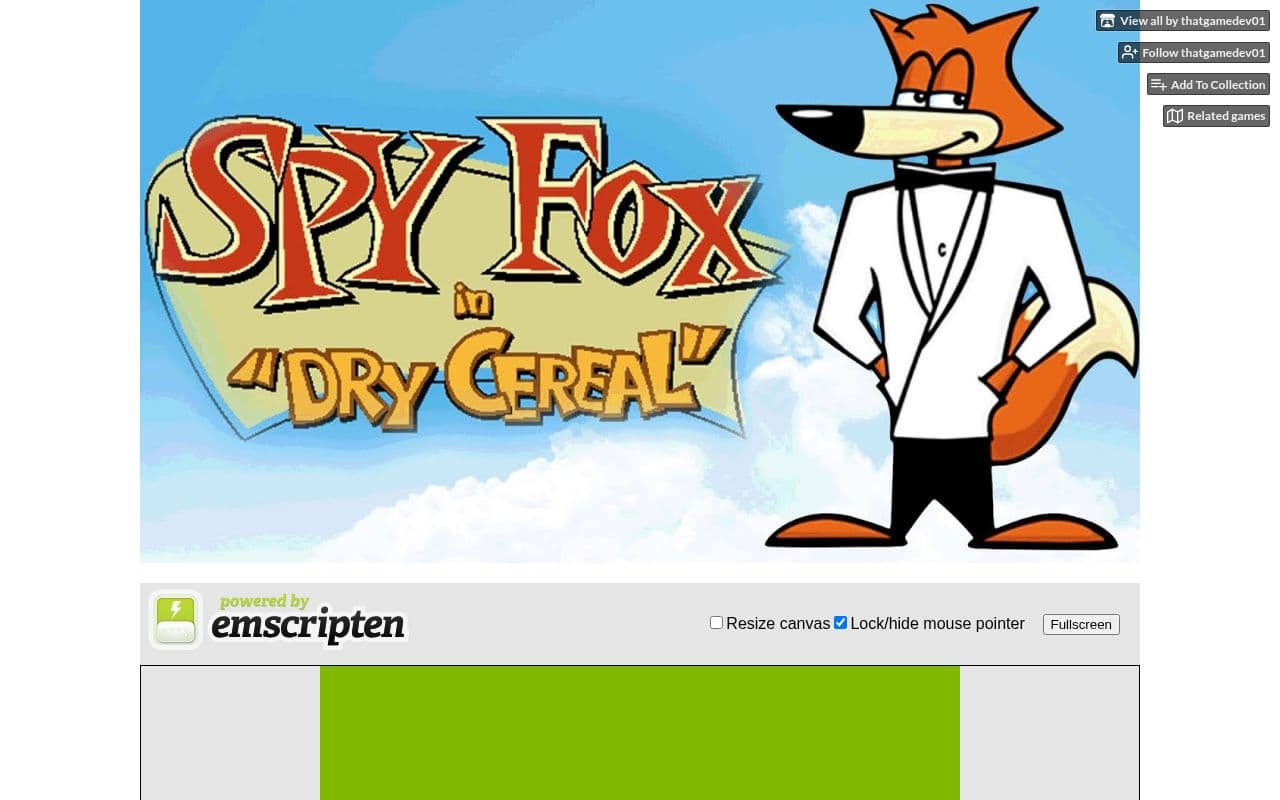 Screenshot of Spy Fox: In Dry Cereal