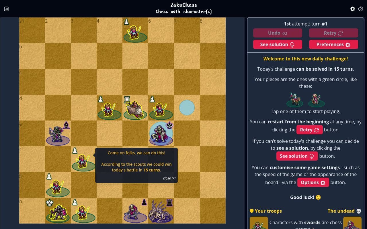 Screenshot of ZakuChess
