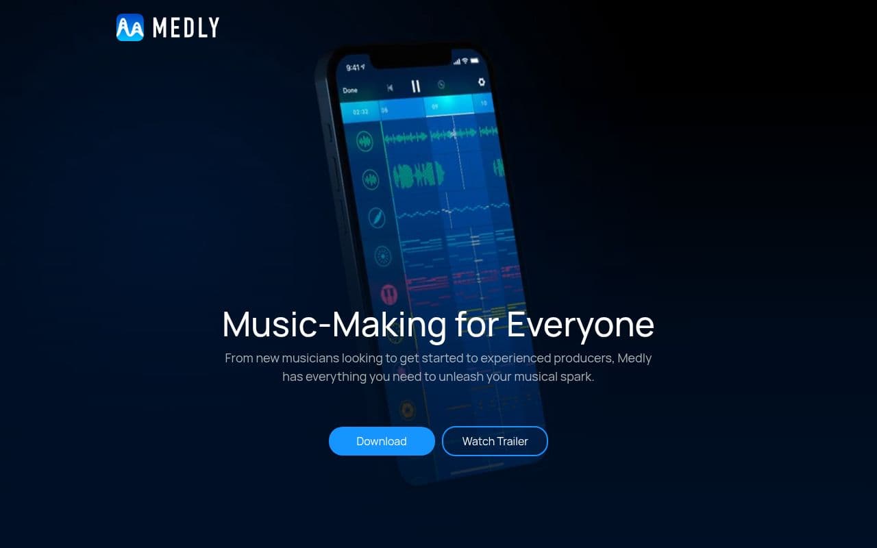 Screenshot of Medly