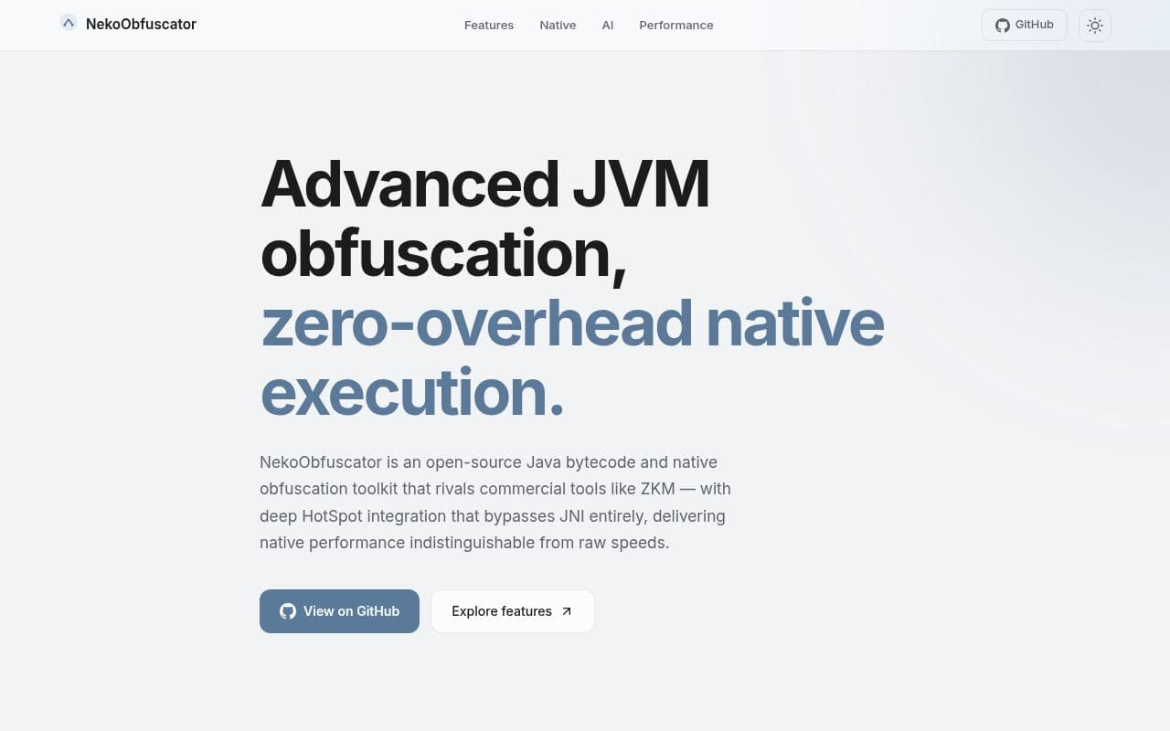 Screenshot of NekoObfuscator