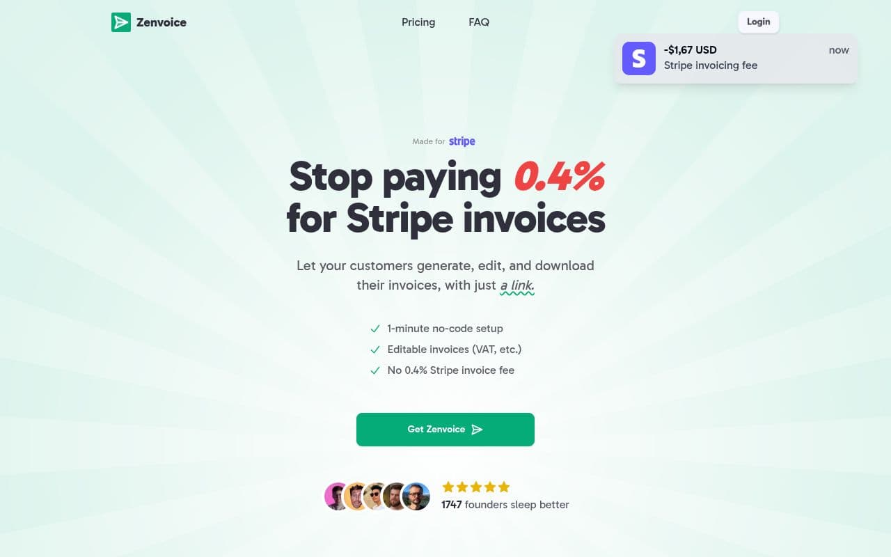 Screenshot of ZenVoice
